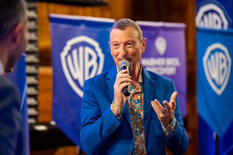 Conferenza Warner Bros. Discovery Amadeus sul Nove